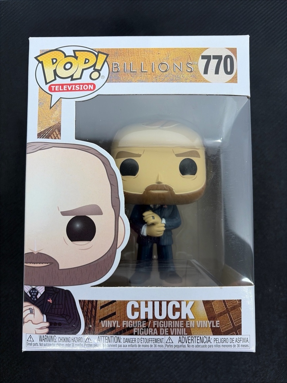 Funko Pop! Chuck Rhoades #770 Billions TV Series Vinyl Figure Collectible